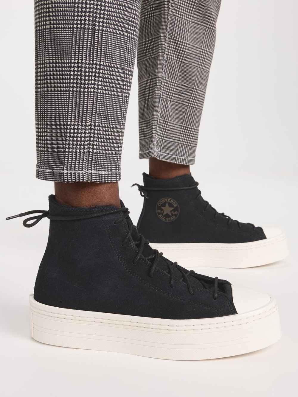 Converse Chuck Taylor All Star modern lift platform suede sneakers
